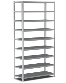 Стеллаж металлический Титан МС-500 2000х700х400 9 полок