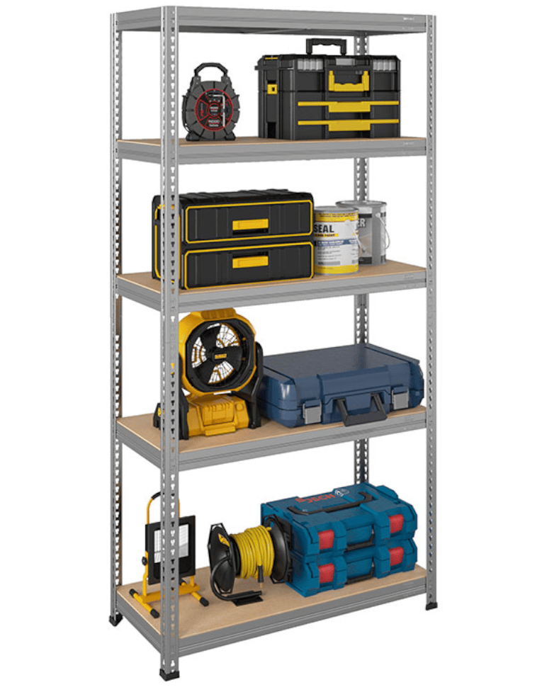 Стеллаж быстросборный ЛОФТ (SBL) 1800x1200x400 5 полок (цинк) купить в Петрозаводске Стеллаж быстросборный ЛОФТ (SBL) 1800x1200x400 5 полок (цинк) купить в Петрозаводске