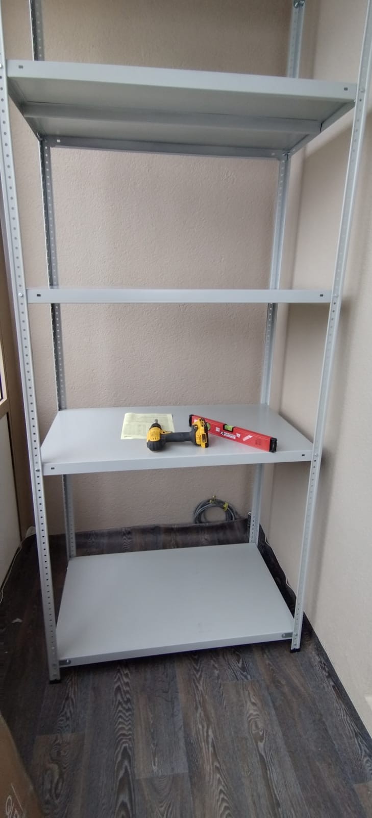 Стеллаж металлический 1800х1000х500 4 полки  Стеллаж металлический 1800х1000х500 4 полки