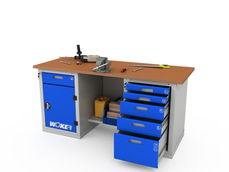 Верстак двухтумбовый WOKER PRO 2205.1800 купить в Петрозаводске