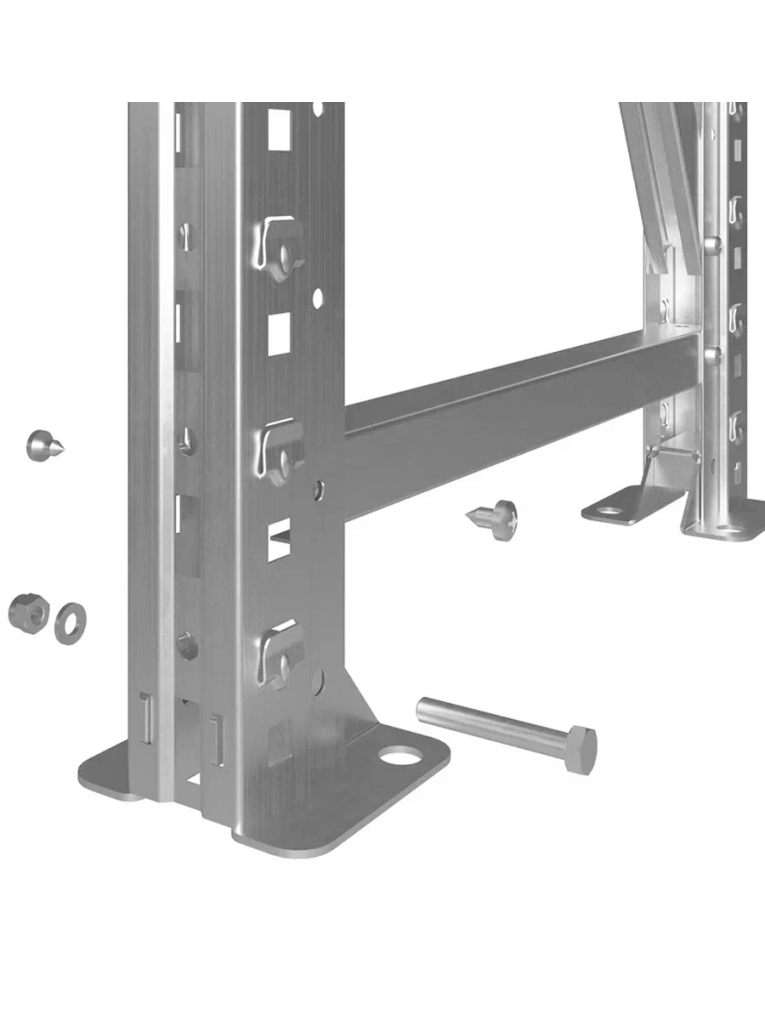 Стеллаж MS U 3000x1200x800 3 полки (400 кг, перф) купить в Петрозаводске