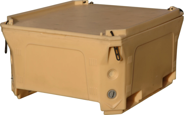 Контейнер 1230х1030х650 мм бежевый с крышкой купить в Петрозаводске