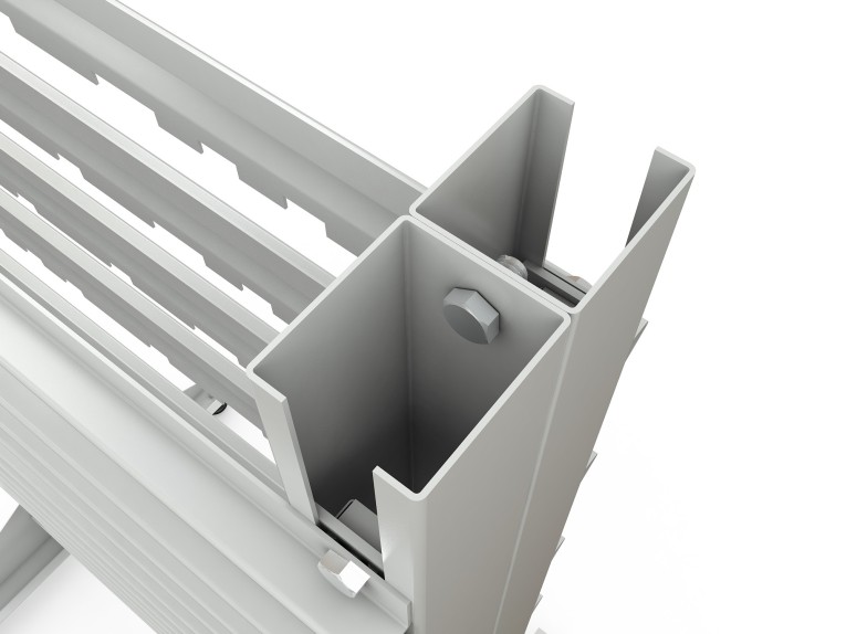 Стеллаж для пластиковых лотков SORTEX двухсторонний 1500x1000x800.01 купить в Петрозаводске