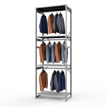 Стеллаж металлический ТСУ Универсал, 3000х1060х600 мм.Штанги: 3шт. Полки: металл перф. 4 шт. Стеллаж металлический ТСУ Универсал, 3000х1060х600 мм.Штанги: 3шт. Полки: металл перф. 4 шт.