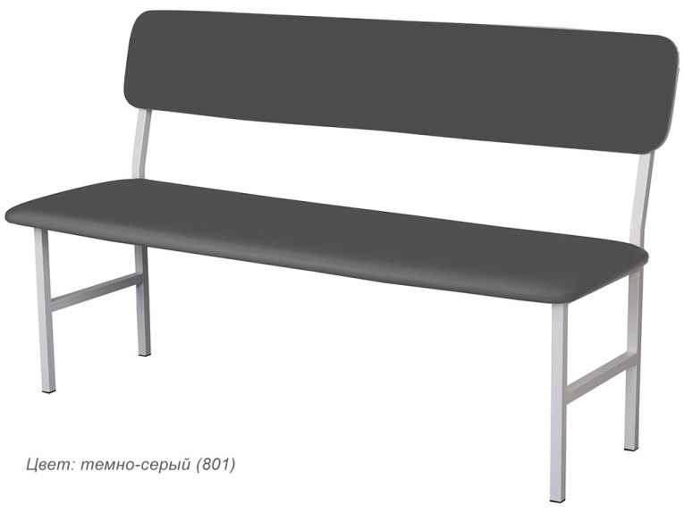 Банкетка медицинская со спинкой МД БС купить в Петрозаводске Банкетка медицинская со спинкой МД БС купить в Петрозаводске