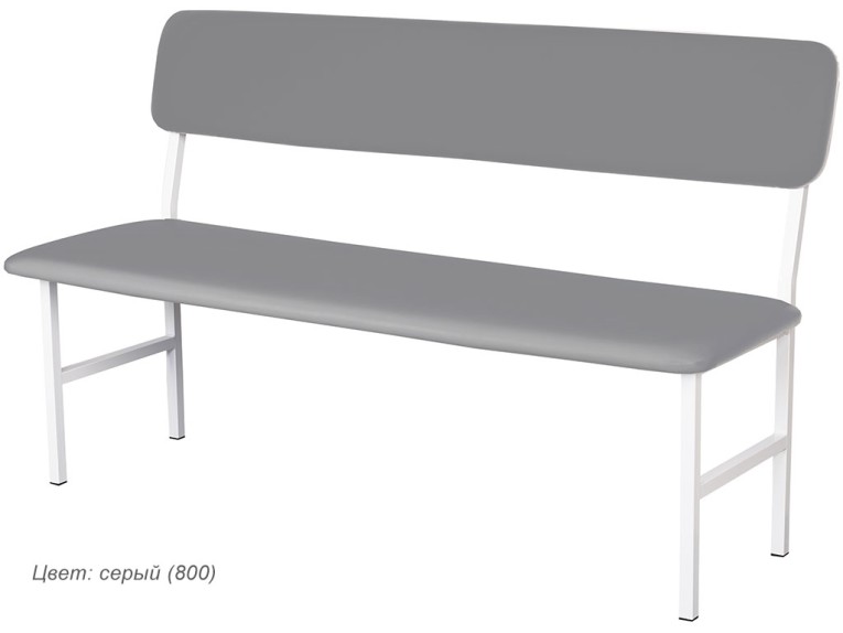 Банкетка медицинская со спинкой МД БС купить в Петрозаводске Банкетка медицинская со спинкой МД БС купить в Петрозаводске