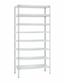 Стеллаж металлический Титан МС-500 3000х1000х400 8 полок Стеллаж металлический Титан МС-500 3000х1000х400 8 полок