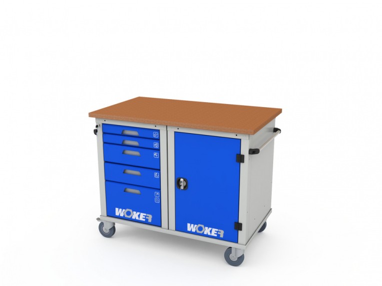 Верстак мобильный двухтумбовый WOKER PRO 2501.1200 купить в Петрозаводске