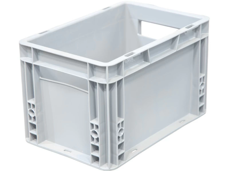 Ящик 300х200х170 сплошной, гладкое дно, цв. серый купить в Петрозаводске