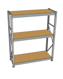 Стеллаж грузовой СГР 3000x1200x400 3 полки (ДСП) Стеллаж грузовой СГР 3000x1200x400 3 полки (ДСП)
