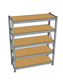 Стеллаж грузовой СГР 2000x1200x500 5 полок (ДСП) Стеллаж грузовой СГР 2000x1200x500 5 полок (ДСП)