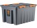 Контейнер особопрочный Rox Box PRO 120 (740х565х400 мм с крышкой и клипсами, на роликах, антрацит) купить в Петрозаводске