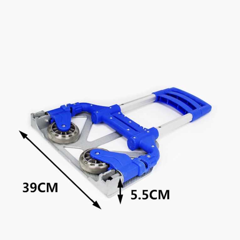 Тележка грузовая двухколесная складная PT-70 г/п 70 кг, колеса полиуретан 100 мм купить в Петрозаводске