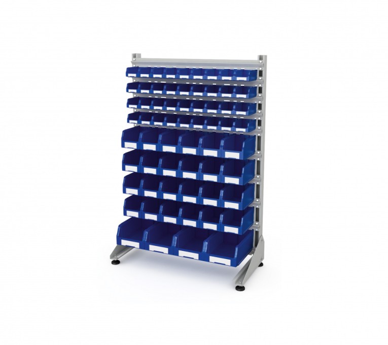 Стеллаж для пластиковых лотков SORTEX односторонний 1500x1000x450.05 купить в Петрозаводске