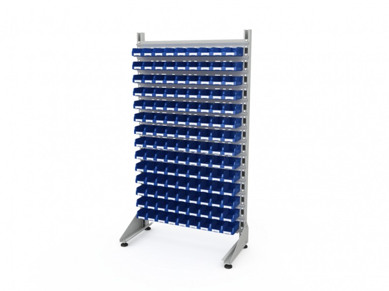 Стеллаж для пластиковых лотков SORTEX односторонний 1800x1000x450.01 купить в Петрозаводске