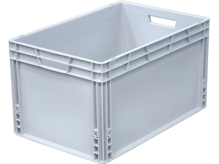 Ящик 600х400х320 сплошной, усиленное дно, цв. серый купить в Петрозаводске Ящик 600х400х320 сплошной, усиленное дно, цв. серый купить в Петрозаводске