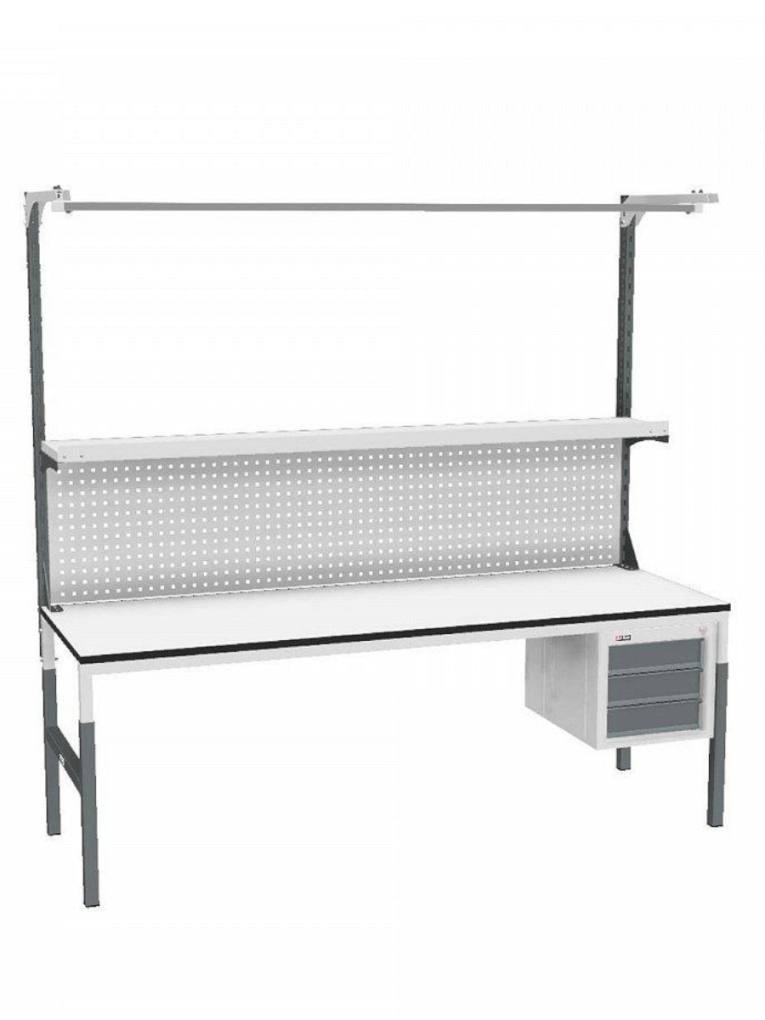 Стол монтажный ДиКом СР-М-200-04 ESD Пластик купить в Петрозаводске Стол монтажный ДиКом СР-М-200-04 ESD Пластик купить в Петрозаводске