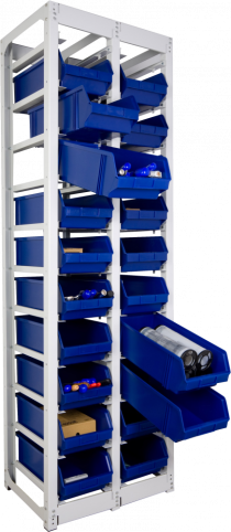 Стеллаж контейнерный двойной СТК-20.045.05.10