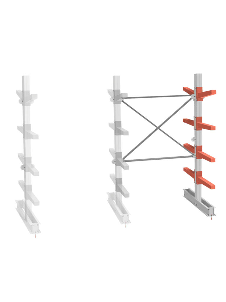 СТ-062 Стеллаж двухсторонний 4 яруса ДОП. купить в Петрозаводске