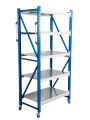 Стеллаж мобильный БиКом СТ-4 200x150x50 5 полок