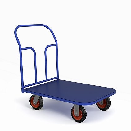 Тележка платформенная ТП 6 (г/п 550 кг, 1200x800 мм, колеса литая протекторная резина 200 мм) купить в Петрозаводске