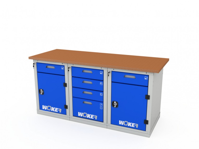 Верстак трехтумбовый WOKER PRO 3242.1800 купить в Петрозаводске