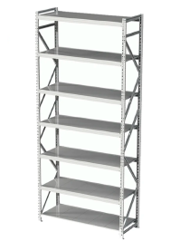 Стеллаж MS Profi 2000х1200х500 7 полок Стеллаж MS Profi 2000х1200х500 7 полок