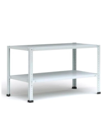 Стеллаж металлический Титан МС-500 1000х1000х300 2 полки Стеллаж металлический Титан МС-500 1000х1000х300 2 полки