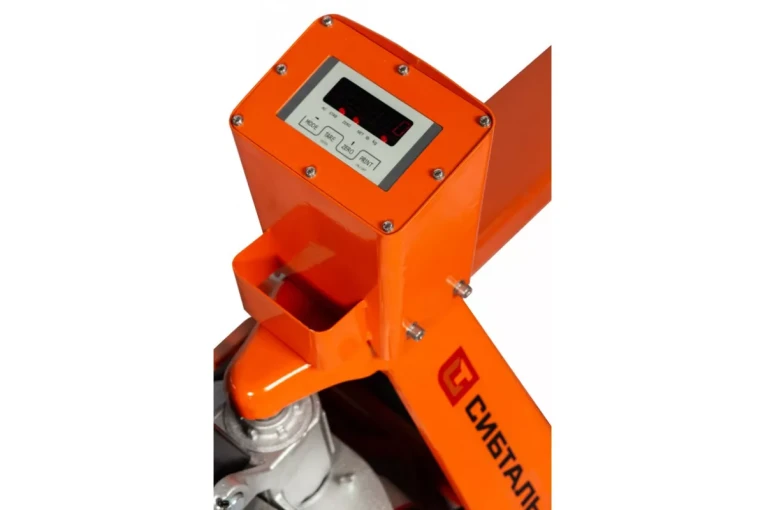 Гидравлическая тележка (рокла) ACR-ES c весами, 2,5 т, Вилы: 1150 Х 550, СибТаль, полиуретановые колеса купить в Петрозаводске Гидравлическая тележка (рокла) ACR-ES c весами, 2,5 т, Вилы: 1150 Х 550, СибТаль, полиуретановые колеса купить в Петрозаводске