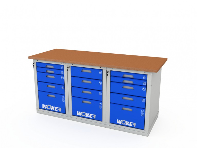 Верстак трехтумбовый WOKER PRO 3545.1800 купить в Петрозаводске